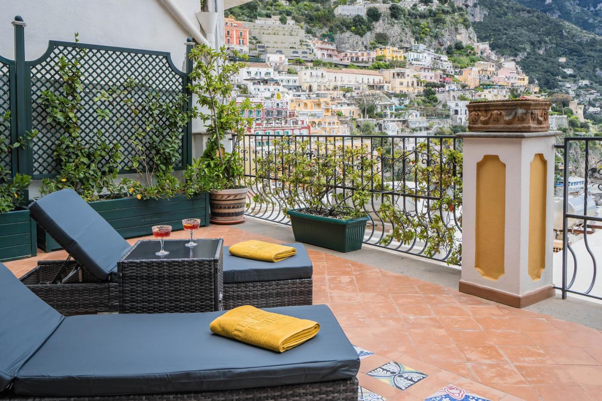 Hotel Miramare Positano Bagian luar foto