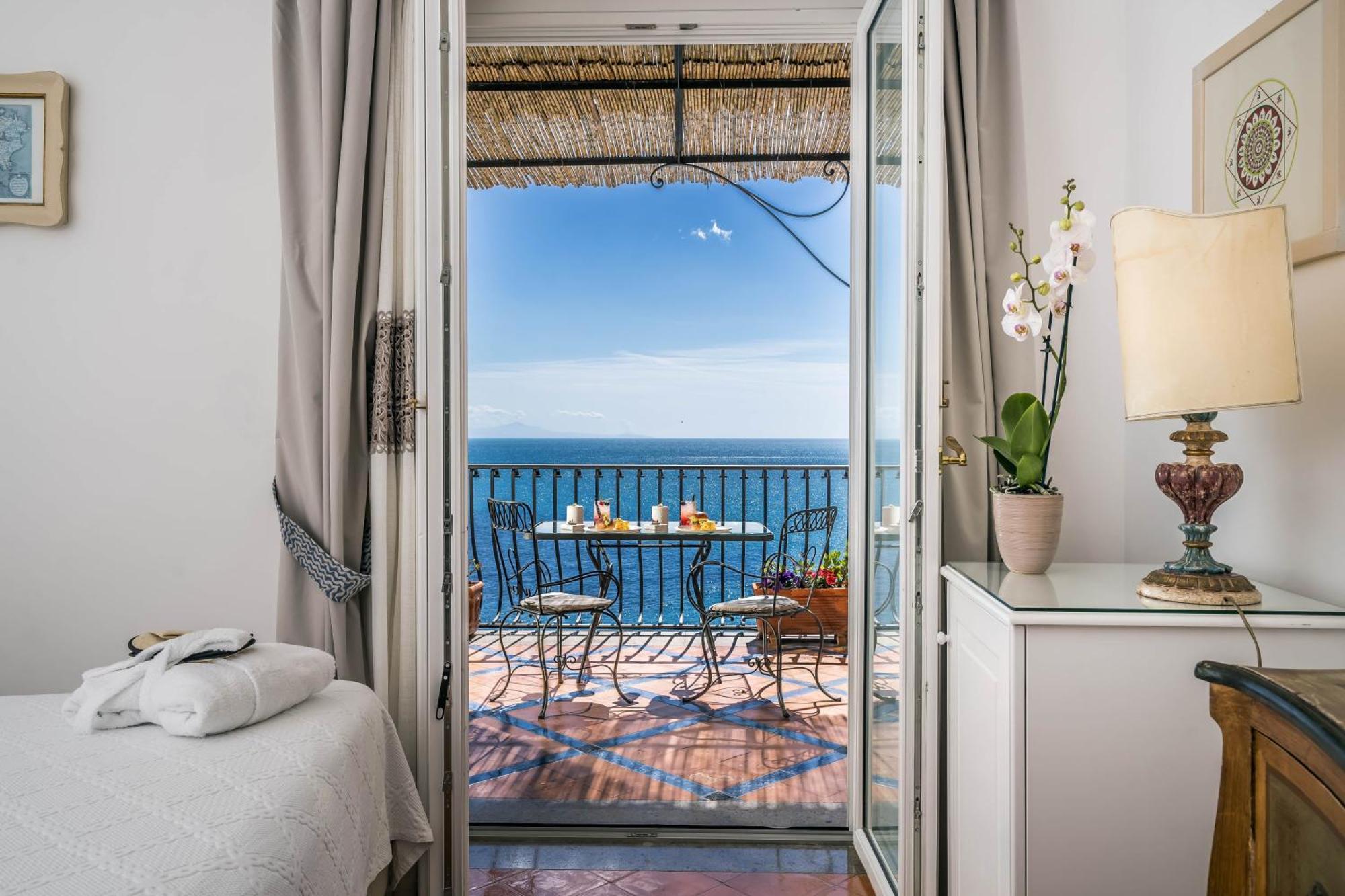 Hotel Miramare Positano Bagian luar foto