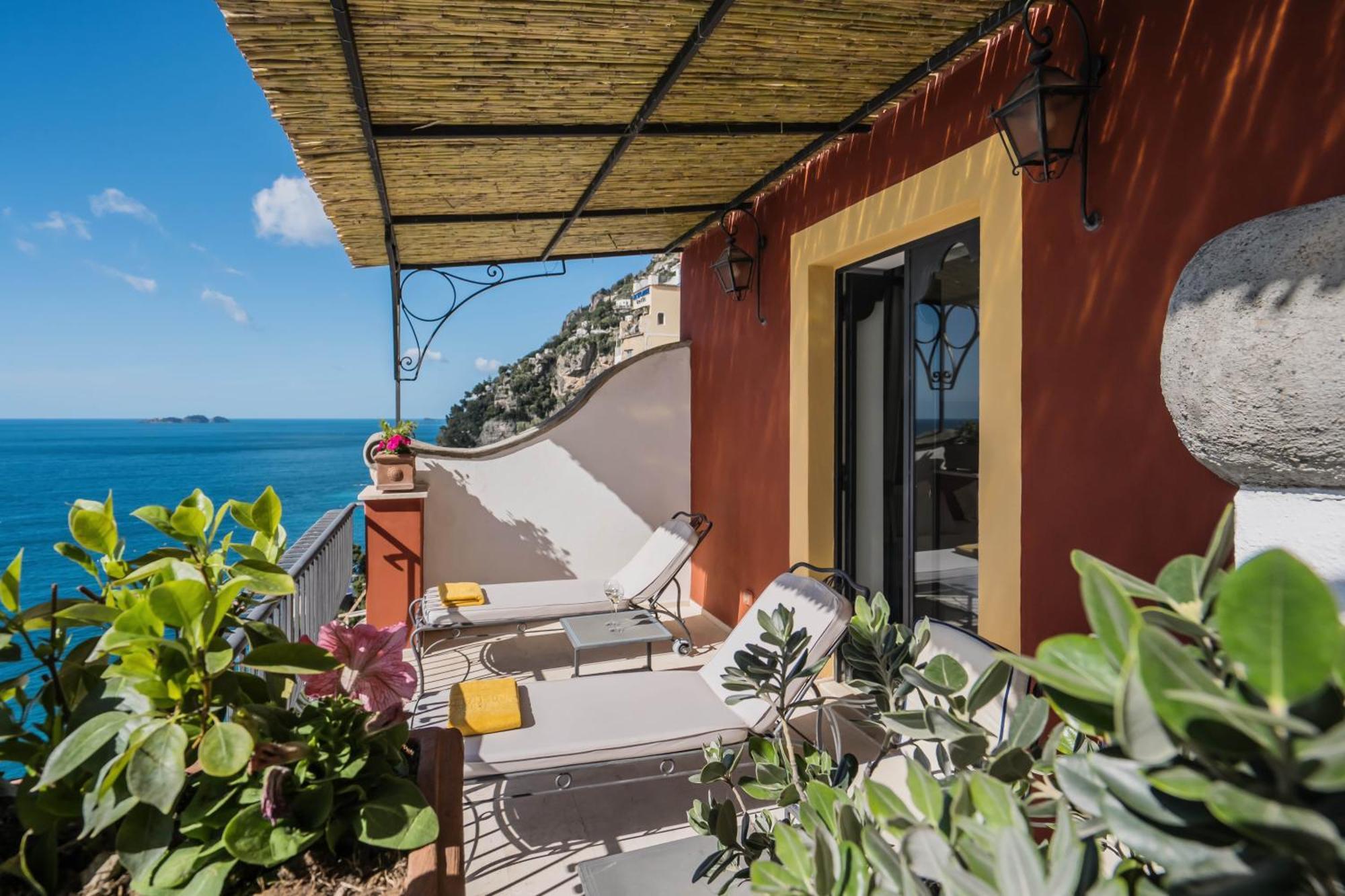 Hotel Miramare Positano Bagian luar foto