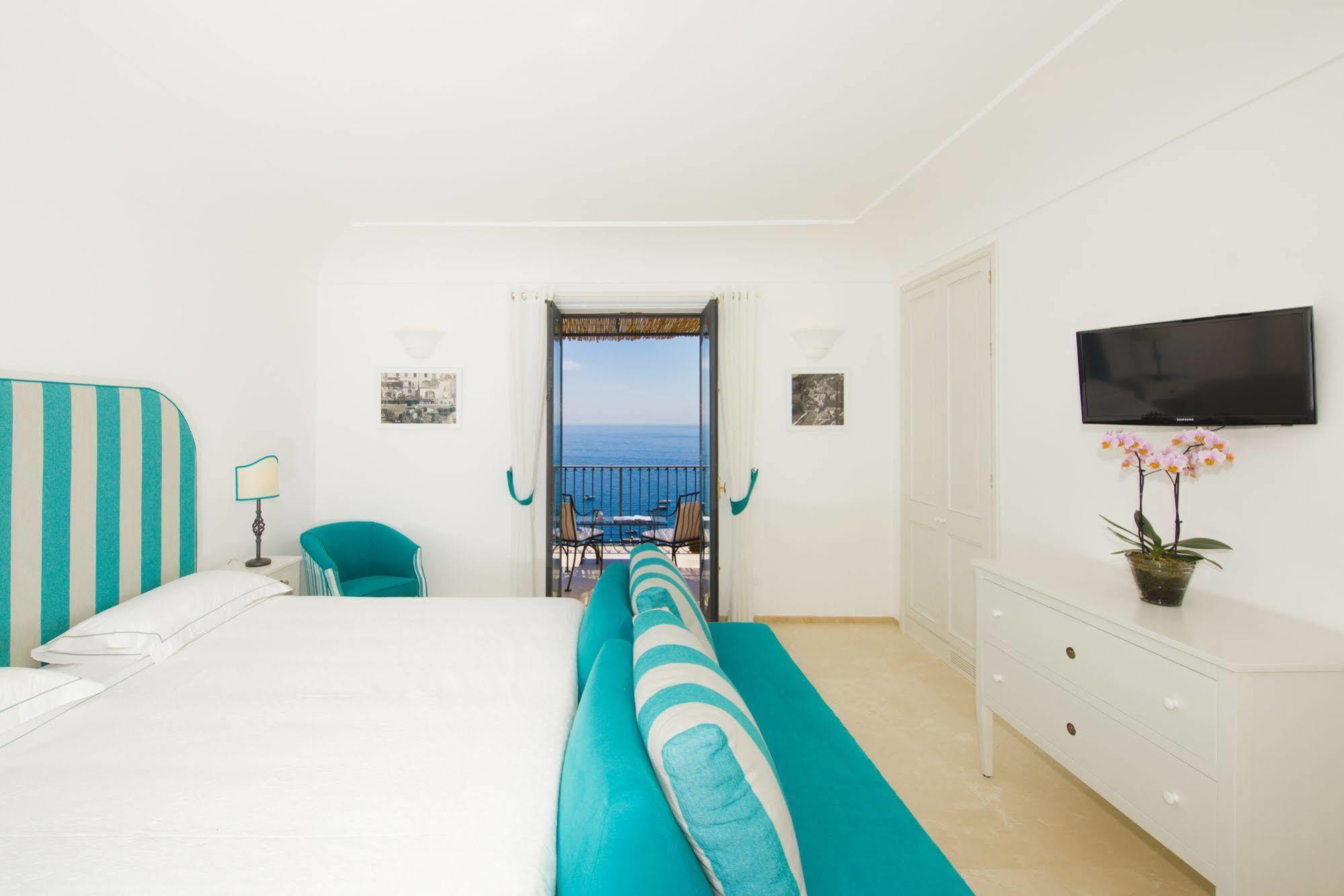 Hotel Miramare Positano Bagian luar foto
